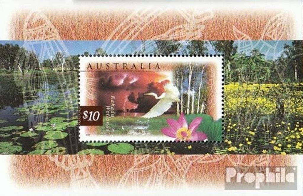 Briefmarken Australien 1997 Mi Block24 (kompl.Ausg.) postfrisch Natur