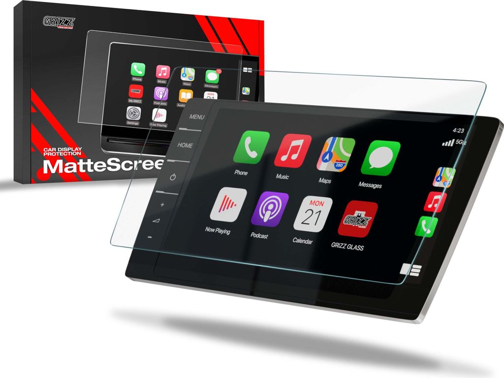 Matte Autodisplayfolie für Volkswagen Polo 6 Discover Pro (2018-2025), Grizz Protector
