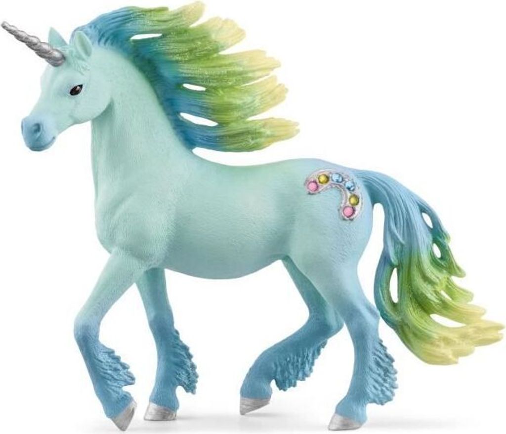 Schleich Bayala Einhorn Hengst Zuckerwatte, Spielfigur, Ab 5 Jahren, Süße Mähne