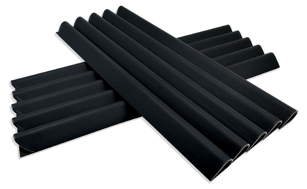 50 Stück PVC Befestigungsclips für Sichtschutz, Sichtschutzstreifen für Doppelstabmatten, Klemmschiene für Garten und Zaun - Anthrazit