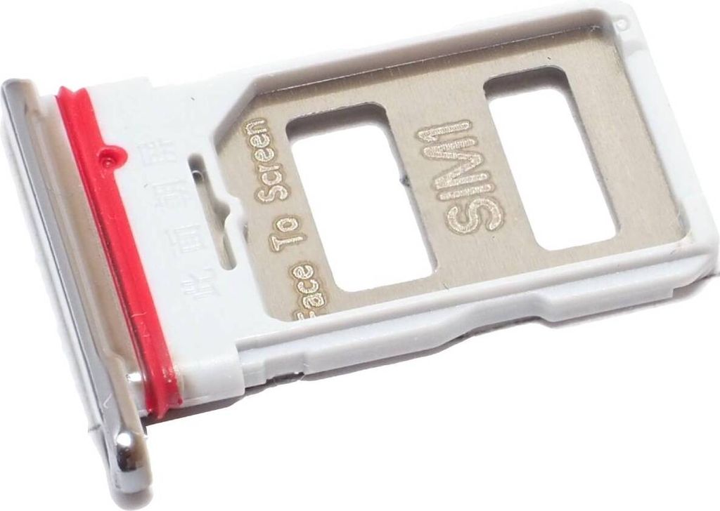Simkartenhalter passend für Xiaomi Mi 11i (M2012K11G, Dual-Nano-SIM), Originalersatz, Weiss