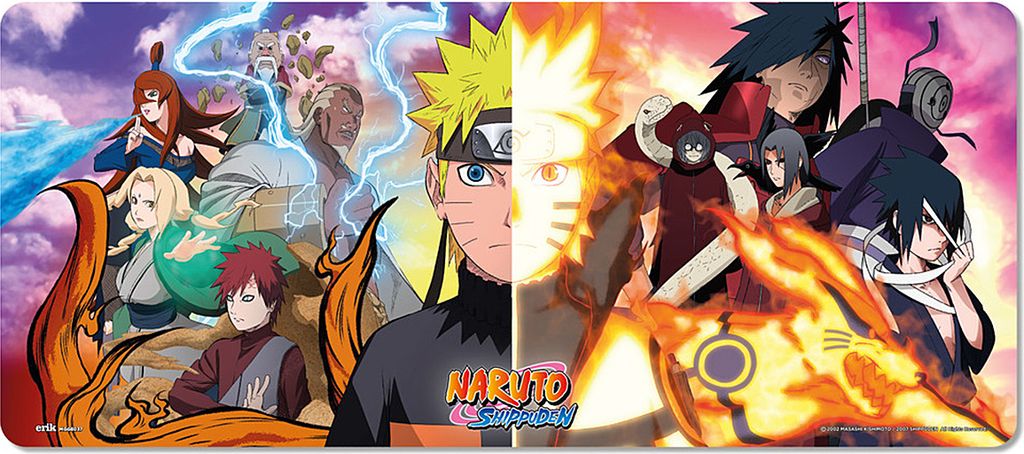 ERIK Podkładka pod mysz Naruto Shippuden – Akcesorium gamingowe oficjalne