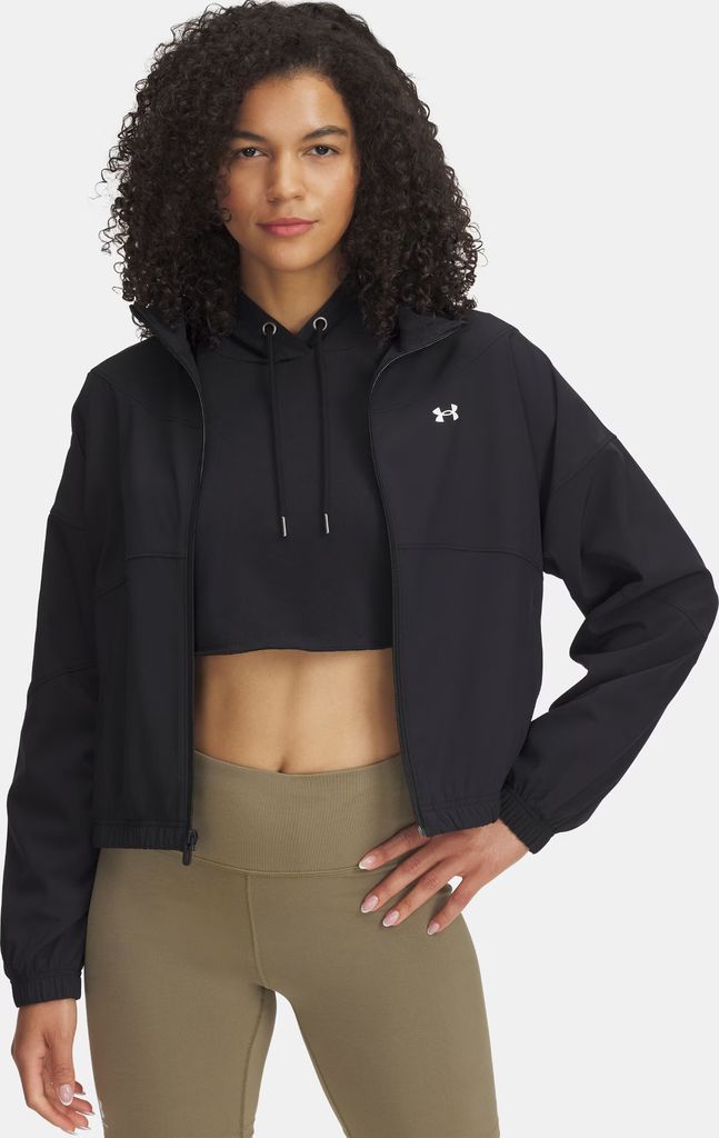 Under Armour Rival Woven Jacket Damen Black M