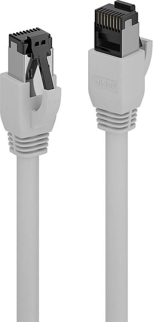 LINDY Patchkabel Cat.8.1 S/FTP LSZH Kabel, grau, 3m
