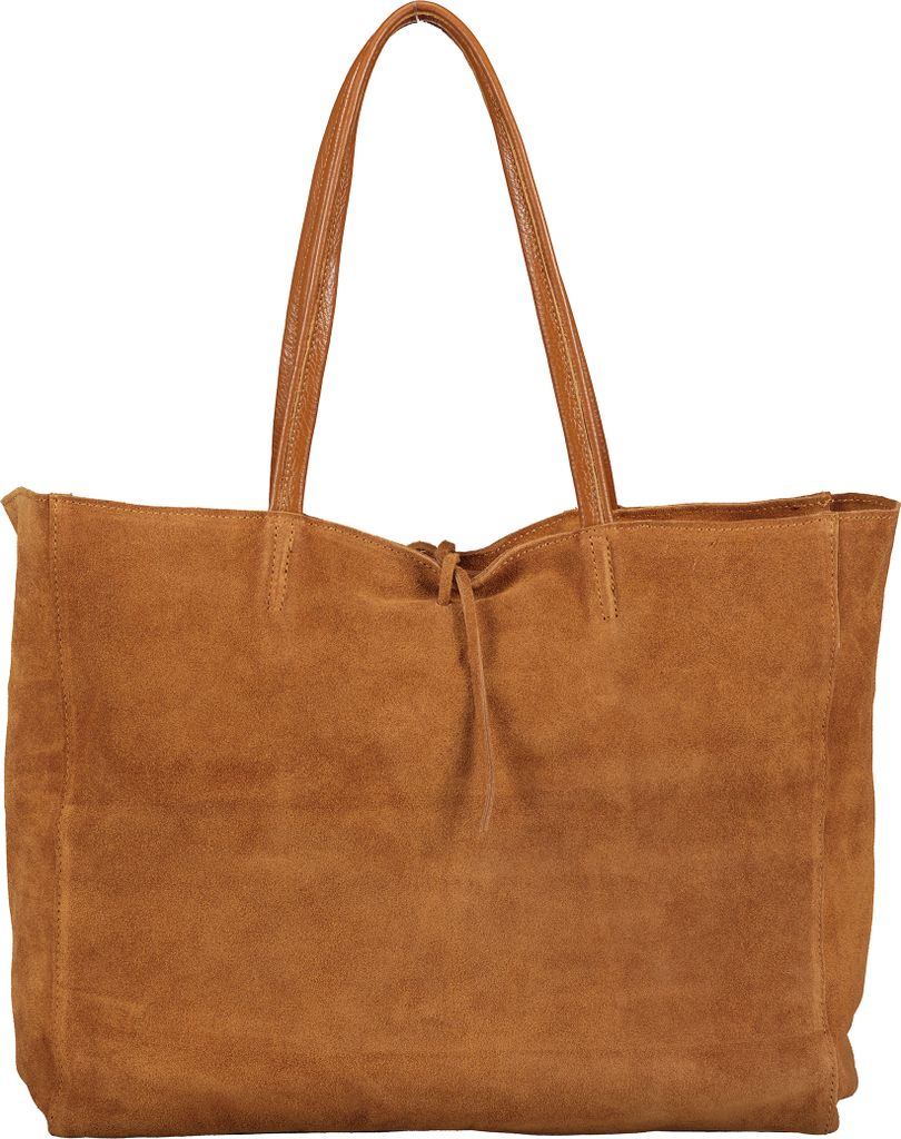 Hausfelder Manufaktur Shopper Velours Braun 30 Produktbild 