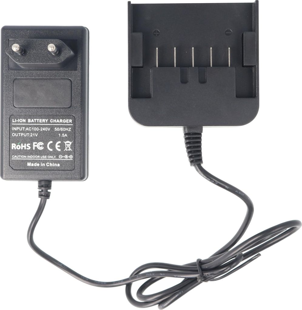 Schnell-Ladegerät passend für den Metabo 18 Volt Li-ion Akku 6.25457.00, 6.25459, 6.25468, 6.25469.00, 6.25499.00, 6.25527