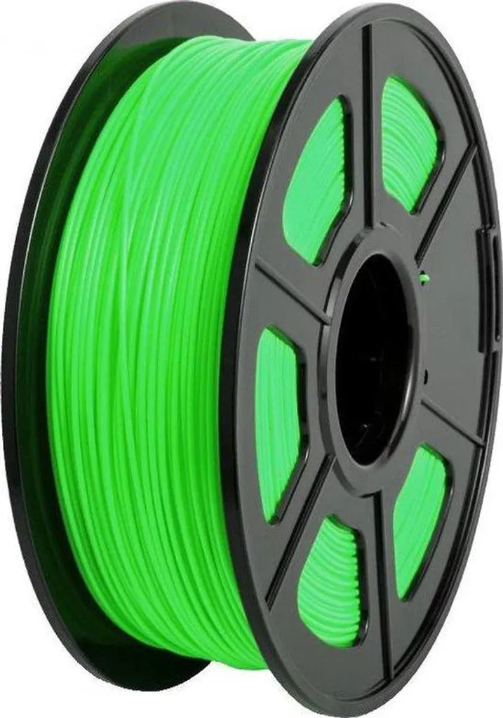 Bobine de filament PLA 1,75 mm 1kg vert fluo pour modélisme et design