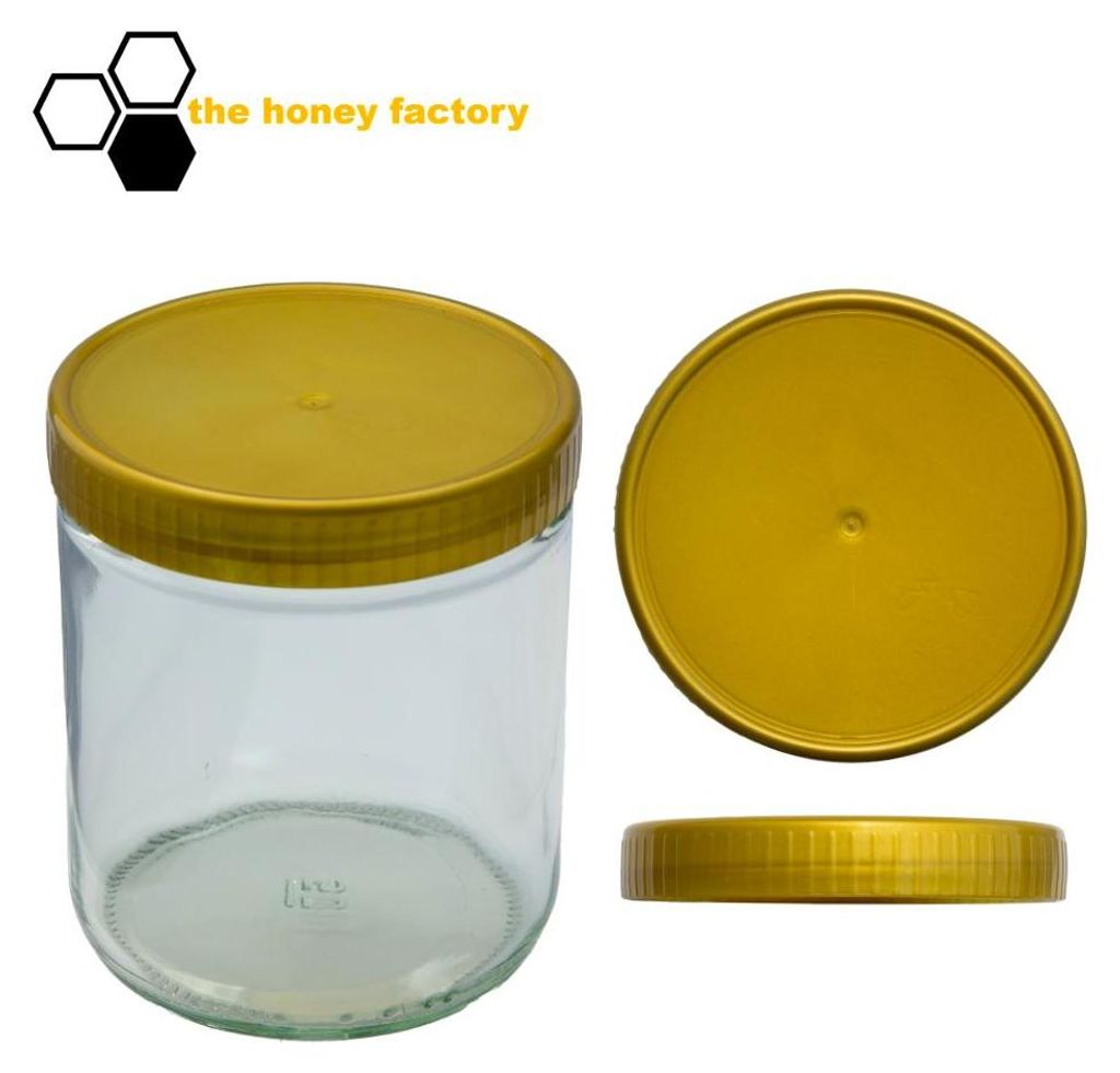 96 x HONIGGLAS Neutralglas 500G im KARTON mit Produktbild 