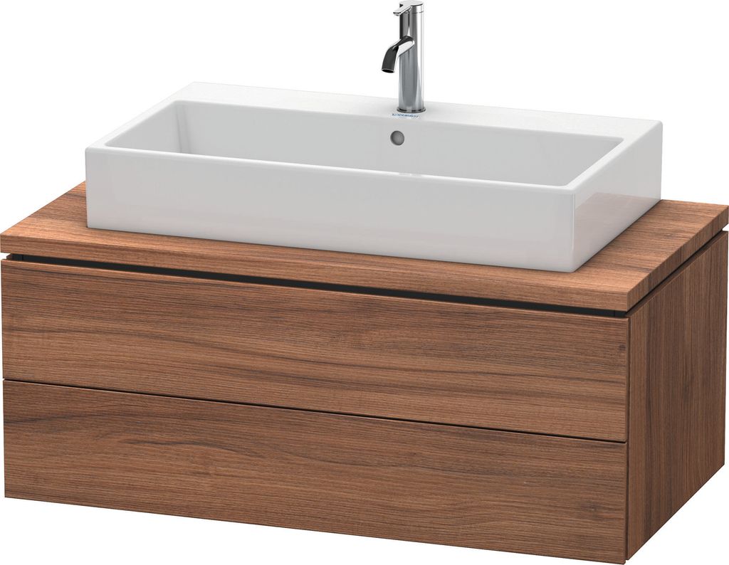 Duravit Konsolenunterschrank L-CUBE 400 x 1020 x 547 mm nussbaum natur