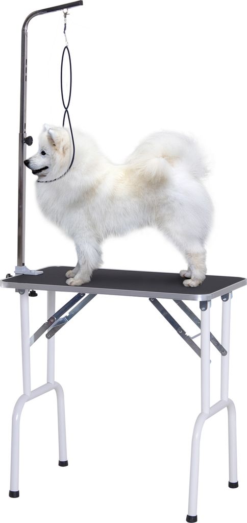 PawHut Trimmtisch Klappbar 81x48,5x80 Cm - Tierpflegetisch Für Hunde & Katzen