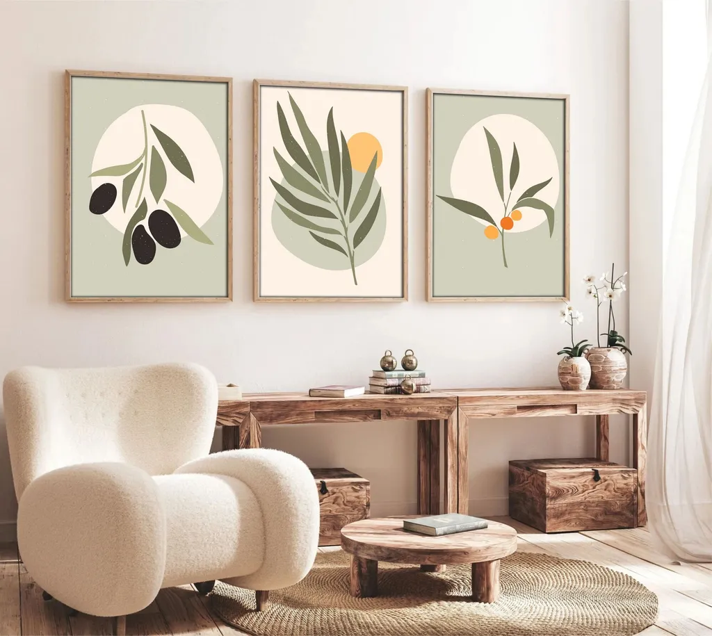 Tableau Décoratif Mural Huhu116 Wallity en MDF Multicolore 30x40 cm