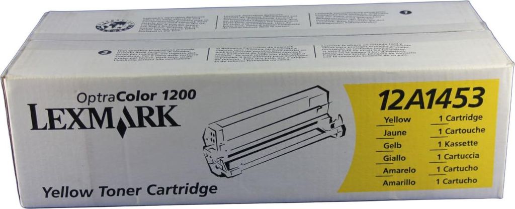 Lexmark 12A1453 Toner Yellow Optra 1200 -B