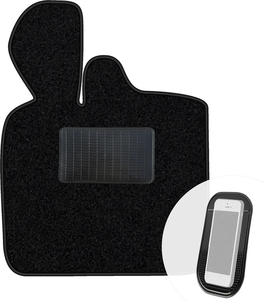 Tappetino Auto Velours per Smart ForTwo I 1998-2007 | Solo Lato Guida