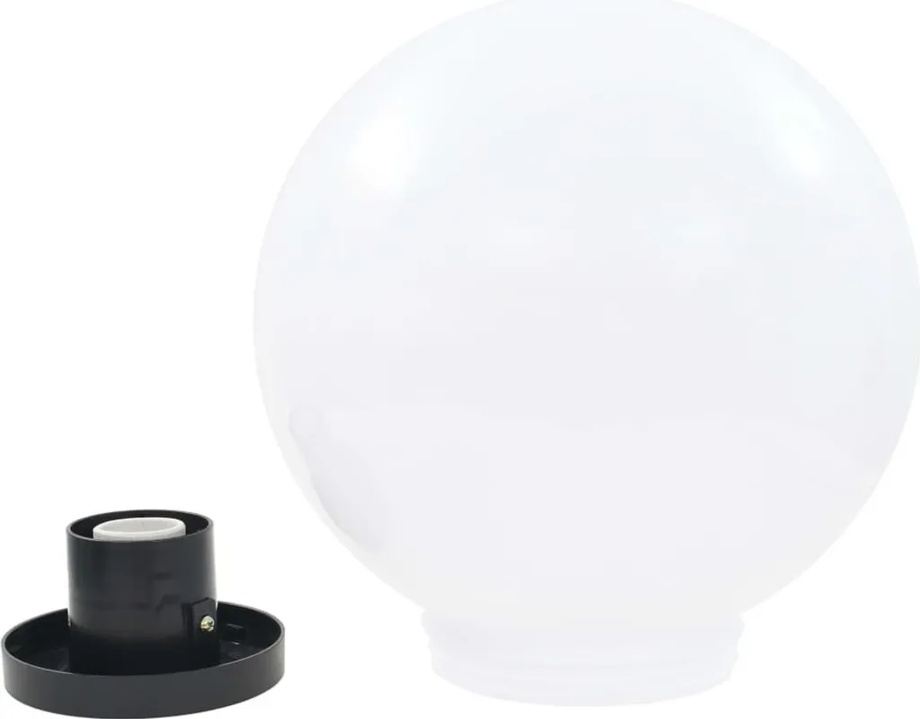 Lampes LED Extérieur Sphère 30cm PMMA 2pcs - Éclairage Jardin Durable
