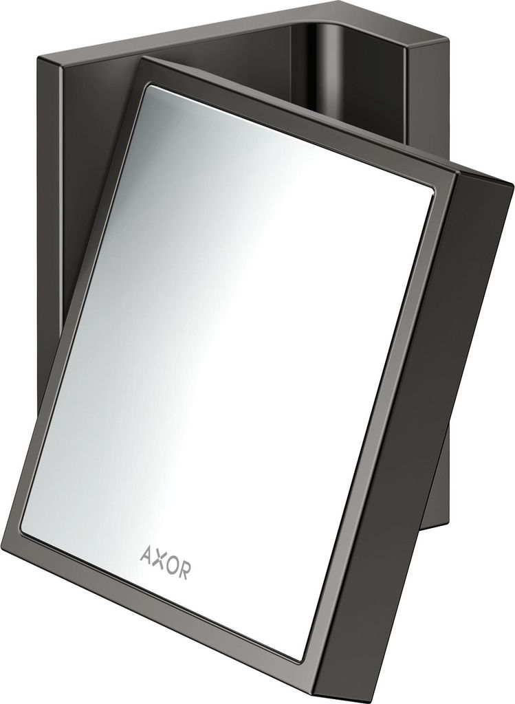 hansgrohe AXOR UNIVERSAL Rectangular Rasierspiegel, Vergrößerung 1,7-fach, neigbar, Rahmen Metall, 42649330