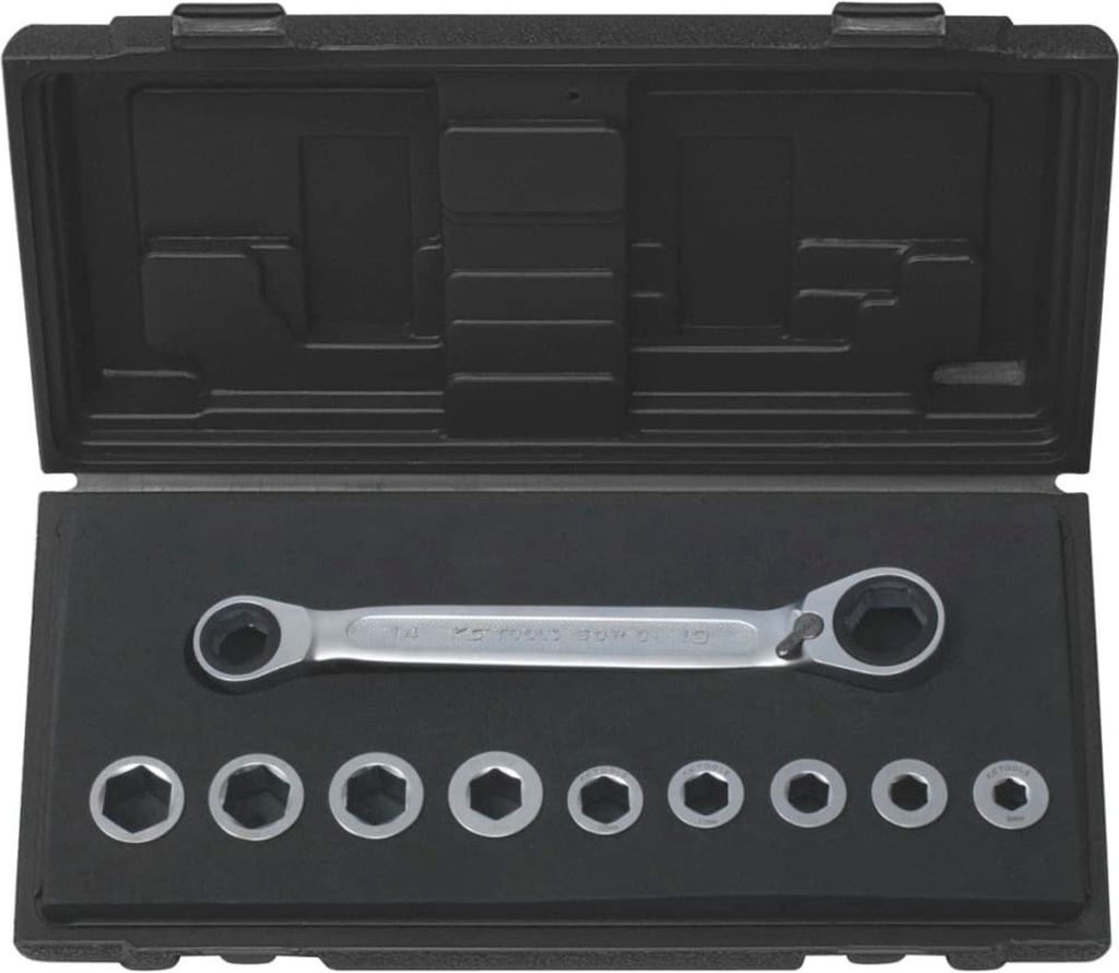 KS Ratschenschlüssel Ratschenringschlüssel 10 tlg 8-17mm