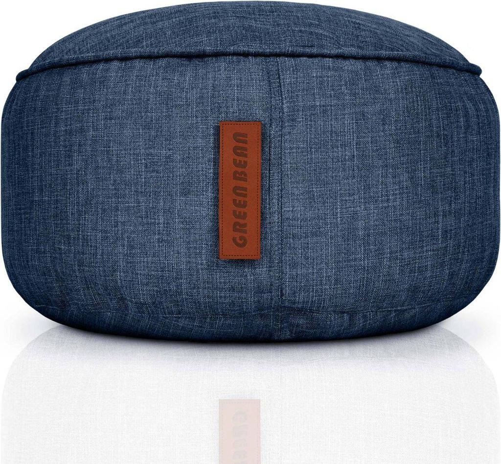 Green Bean® Sitzhocker "Home Linen" 45x25cm mit EPS Perlen Produktbild 