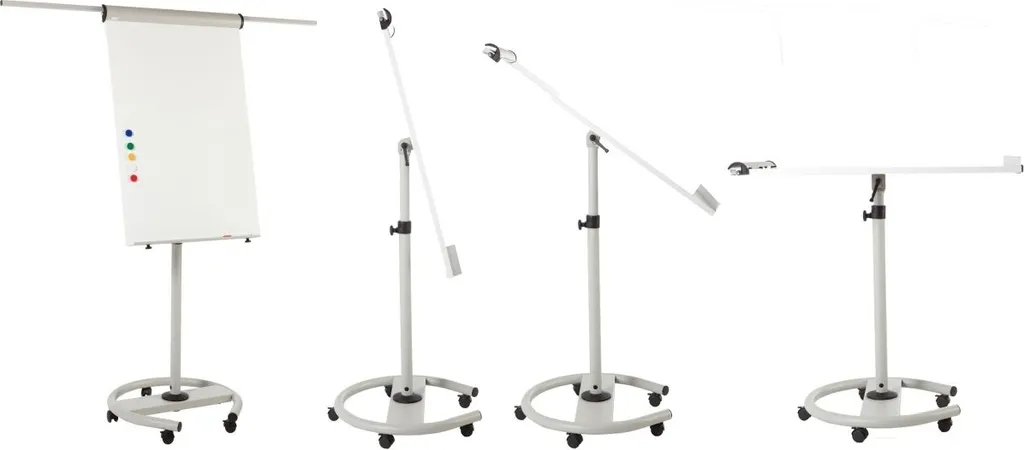 Flipchart Magnétique Rotatif ROCADA avec Surface de Travail Réversible - 18