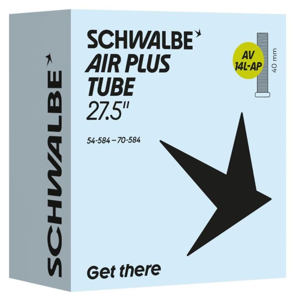 2 camere d'aria Schwalbe Air Plus 27.5 Plus, valvola Immagine del prodotto 