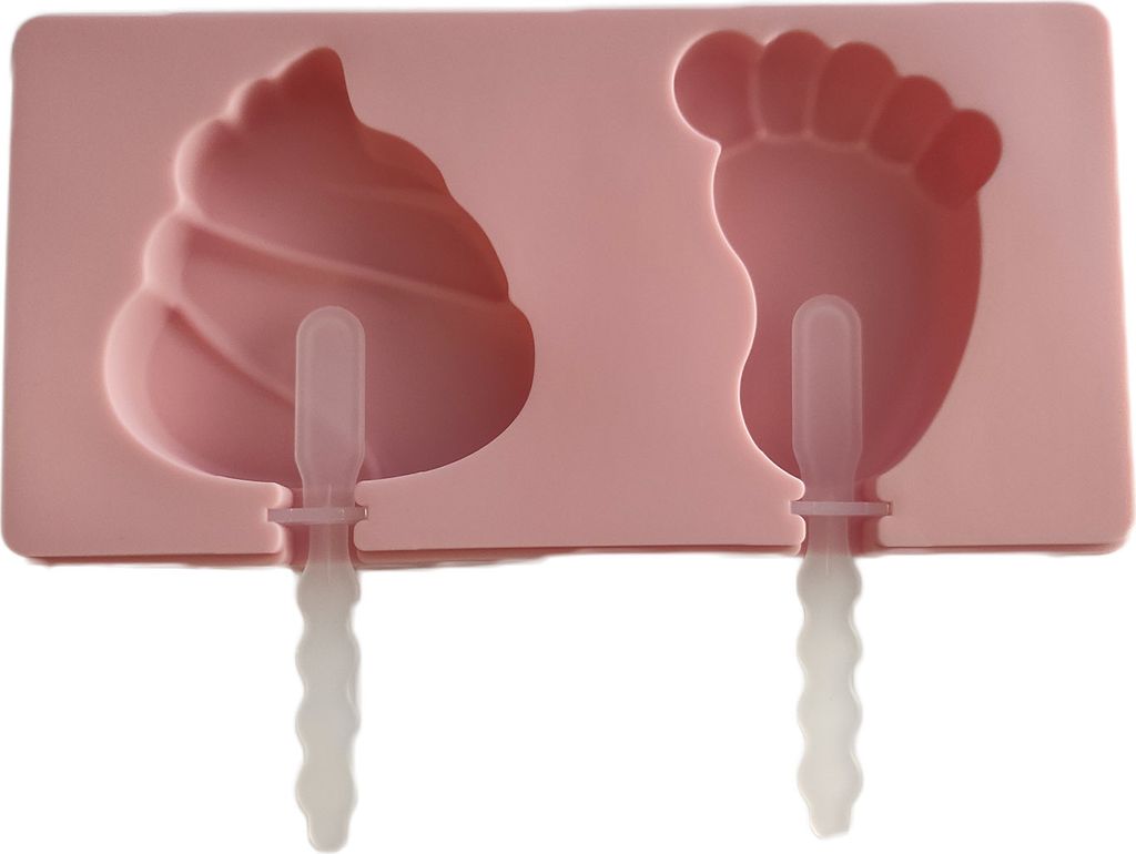 Stampo per gelato/cake-pop in silicone fai da te, piede, Immagine del prodotto 