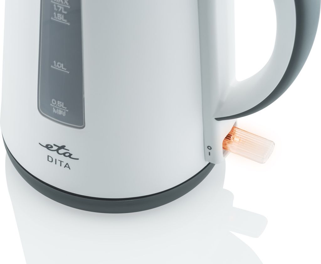 Wasserkocher ETA Dita Artikel Nr.: ETA160390000 Wasserkocher - Leistung 2 200 W - Volumen 1,7 l - Kalkfilter - zentraler Drehanschluss - versteck...