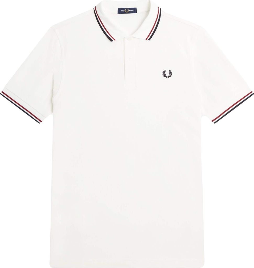 FRED PERRY TWIN TIPPED Weiß Produktbild 