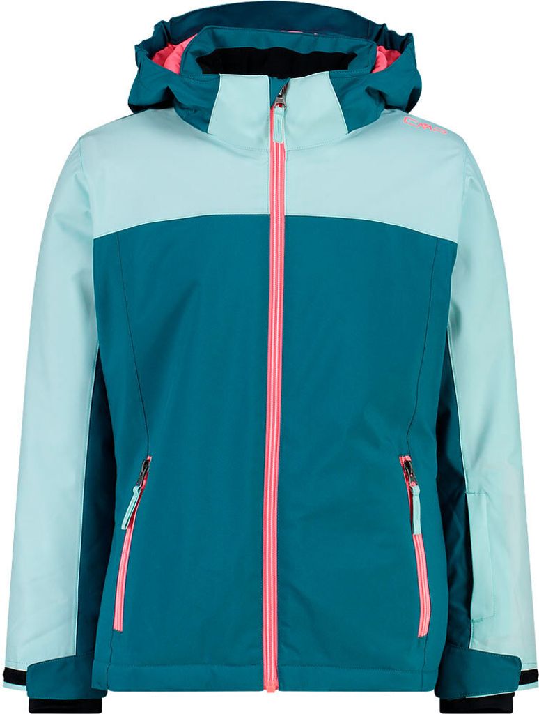 KID G Jas met knoopsluiting, capuchon, kleur: teal (E867), Productafbeelding 