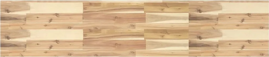 Piano Rettangolare Legno Acacia Massiccio 140x30x4 cm | Finitura Luxury