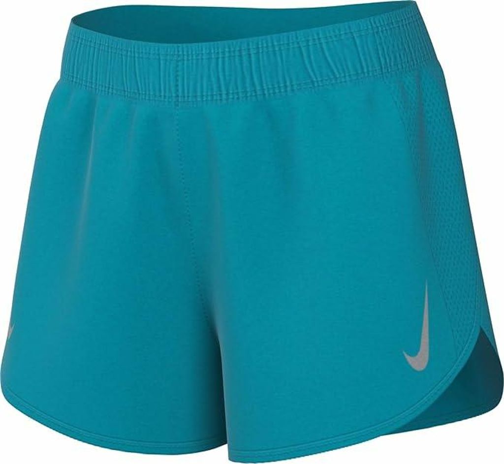 Nike W Nk Fast Df Tempo Short 443 Rapid Teal/Reflective Silv S