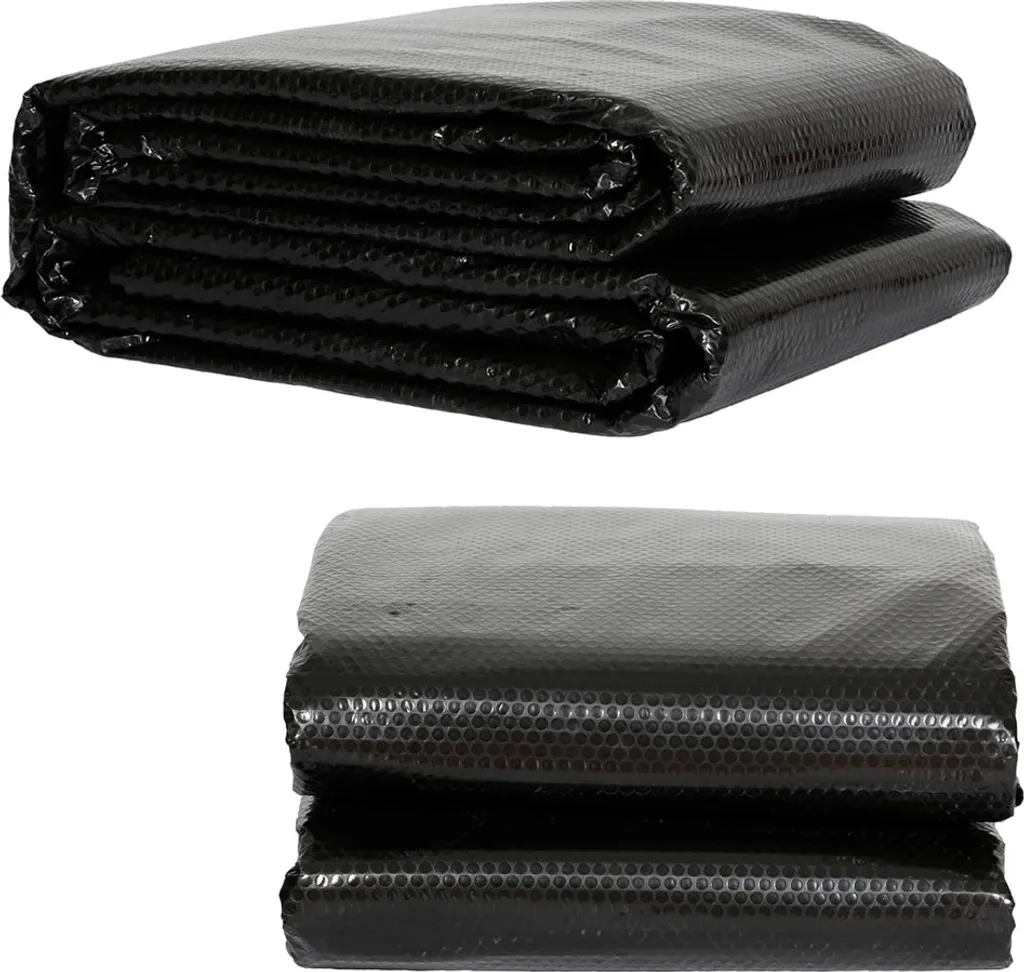 Telone solare nero 8x5 m Riscaldamento piscina Telo termico Copertura protettiva Sole Sottofondo
