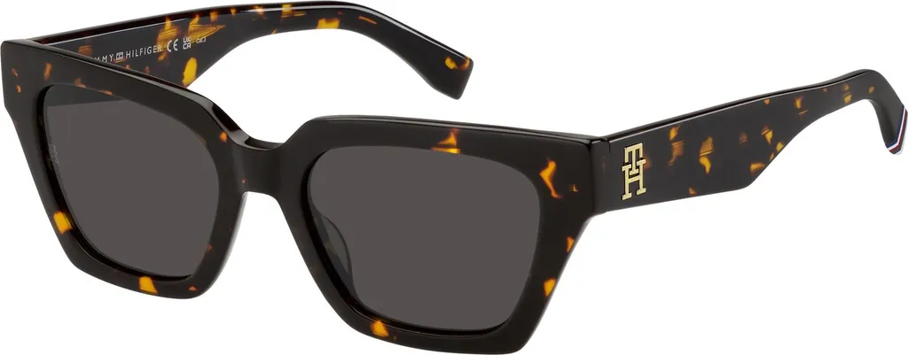 Tommy Hilfiger TH 2101/S Lunettes de Soleil Homme avec Verres Gris IR