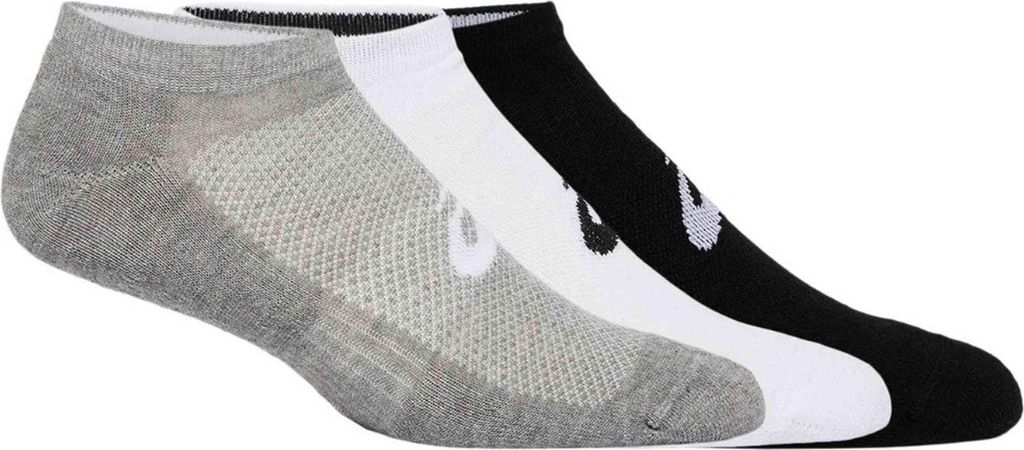 Asics Knöchelsocken (6 Paar), Schwarz, Größe 39–42
