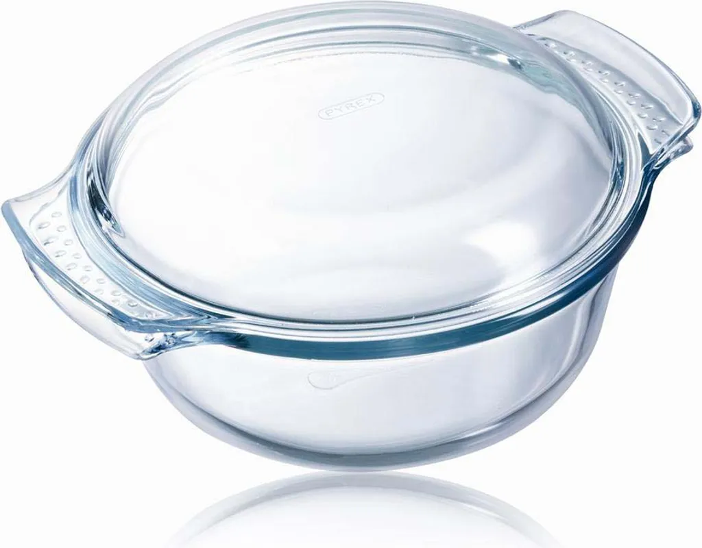 Pyrex Essentials Plat à Four avec Couvercle en Verre Borosilicate 2,1L - 14