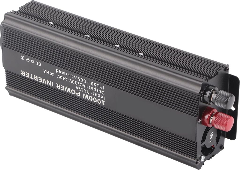 Korrektur Sinus-Wechselrichter 12 V Konverter 220V 1000W Wechselrichter mit Solarpanel