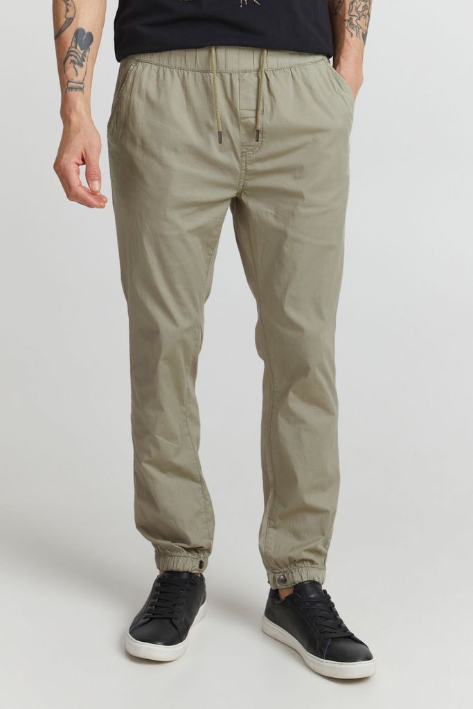 Solid SDBod PA Herren Hose Stoffhose mit Gummizug im Bund aus Baumwolle mit Stretch