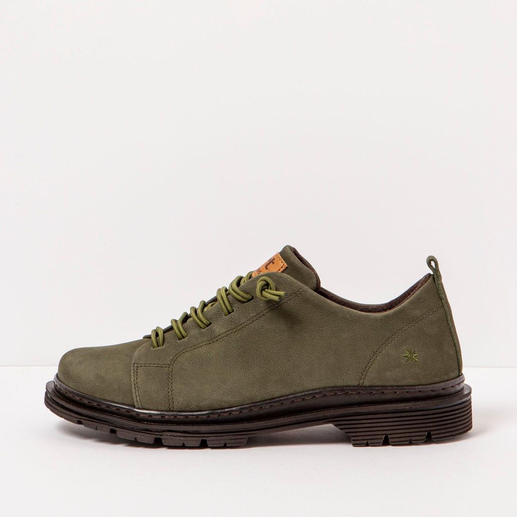 Art Schuhe Uni 1897 NOBUCK KAKI/ BIRMINGHAM Farbe Grün