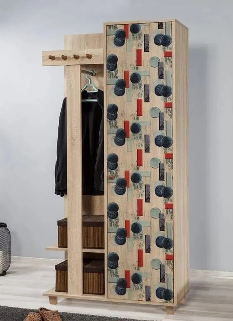 Rangement Mural Stable Garmanto 90-520 pour Gagner de l'Espace de Vie