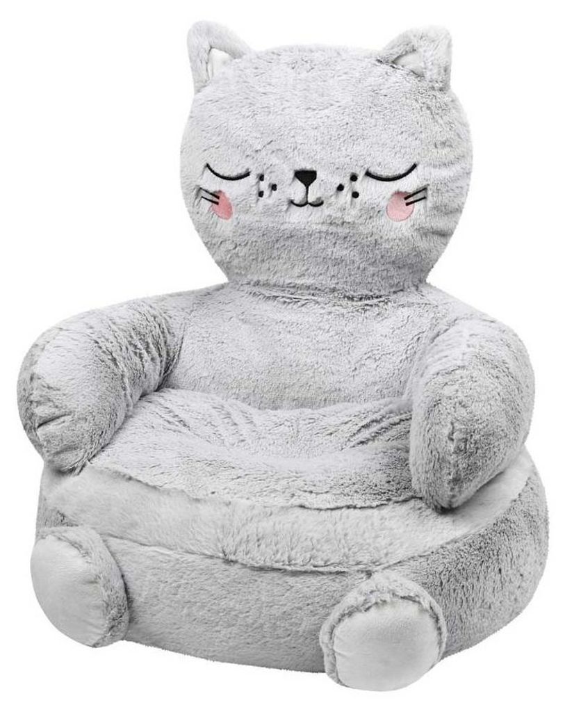 Detský puf 45/45/45 cm Luisa sivý Obrázok produktu 
