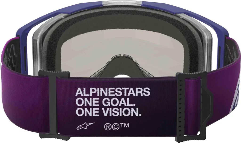 Lunettes Vision 8 Corp Alpinestars violet clair plexi argenté - 4