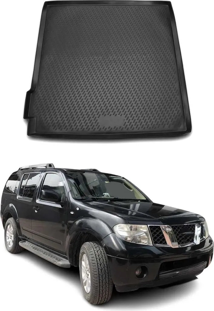 LYJXD Auto Pelle Tappetini Bagagliaio per Nissan Kicks 2017-2022 2023 2024 2025, su Misura Vasca Baule Tappeto Fodera Bagagli Tappetino Antiscivolo Accessori,Black Plus