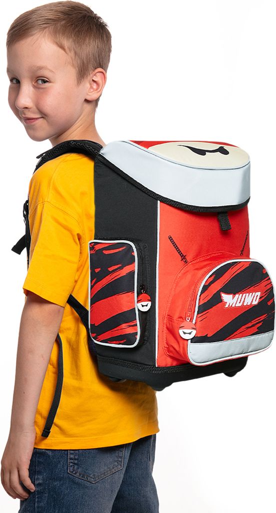 MUWO 5-tlg. Kinder Schulranzen Set – Leicht & Ergonomisch, Produktbild 5