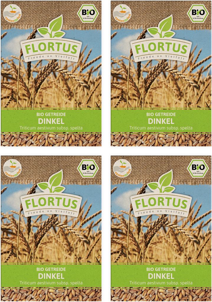 Dinkel | Getreidesamen von FLORTUS, Menge:300 g