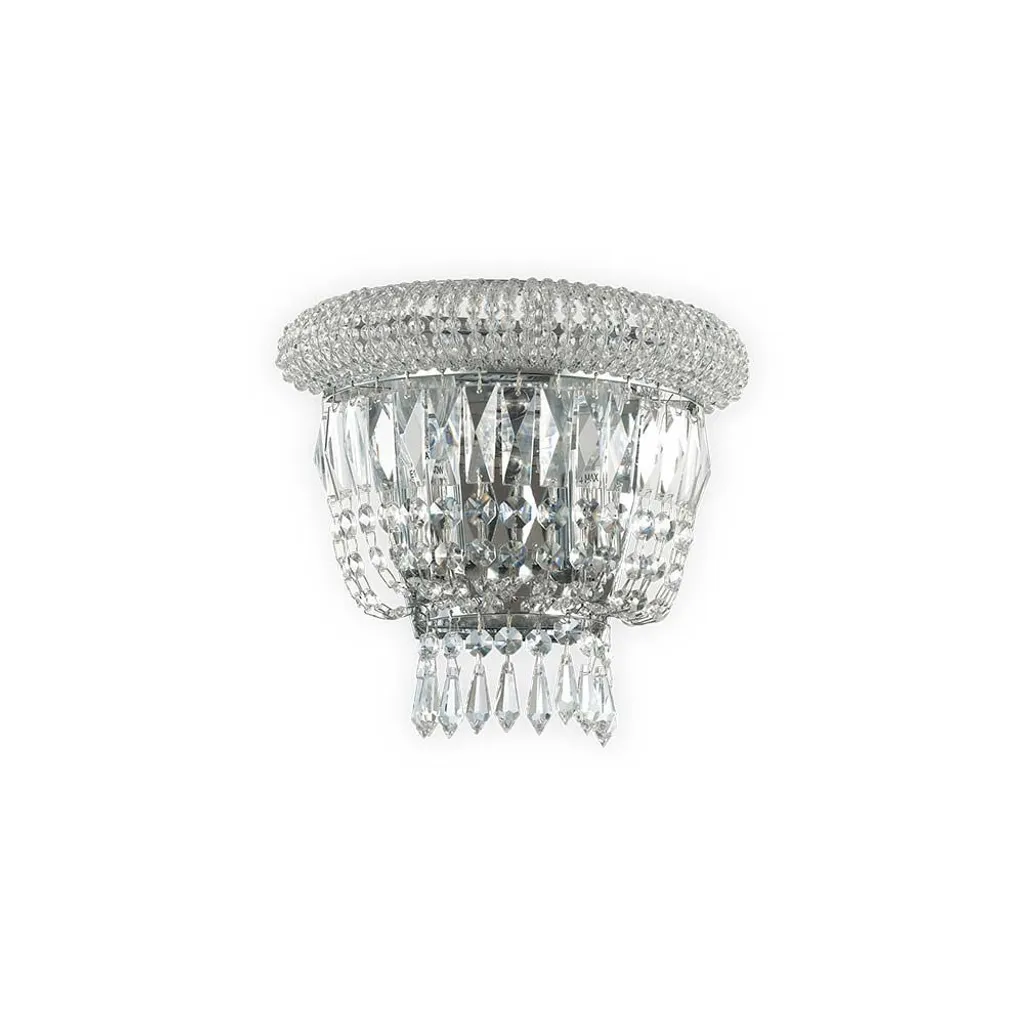 Applique Dubaï 207155 Ideal Lux : luminaire idéal pour couloir et séjour