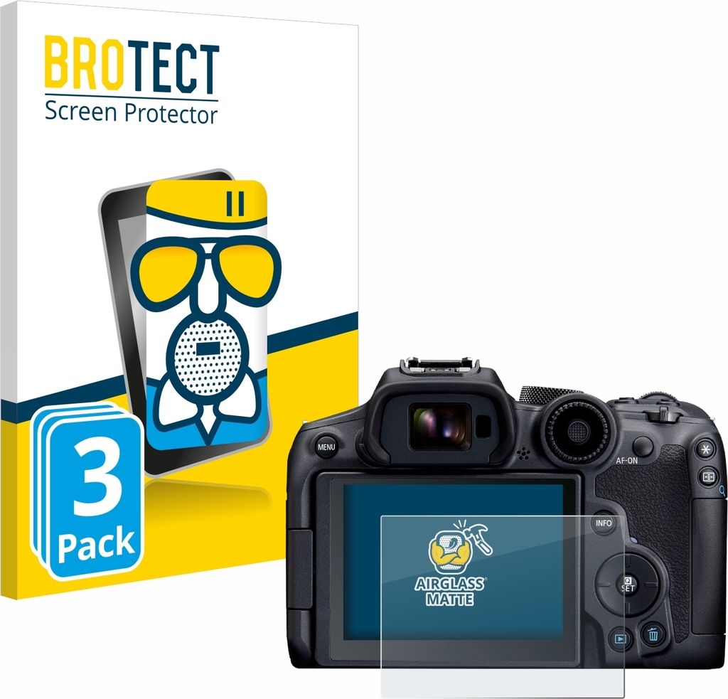 3x BROTECT Entspiegelungs Schutzglas für Canon EOS R7 Produktbild 