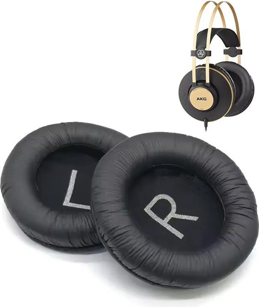 Coussinets d'oreille pour AKG K52 K72 K92 K240 - Similicuir Noir