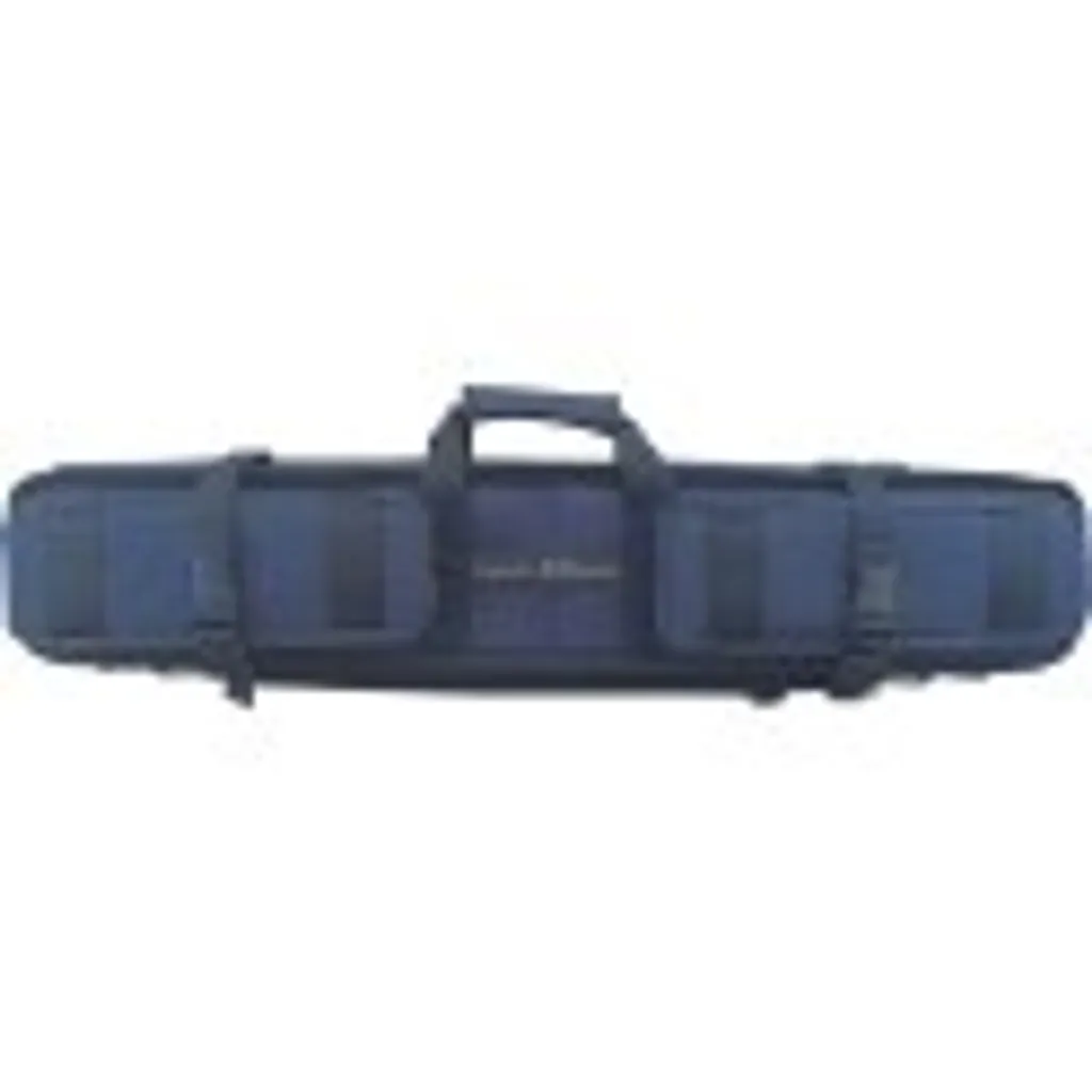 Housse de queue de billard Laperti 4B-8S bleue pour cannes de billard