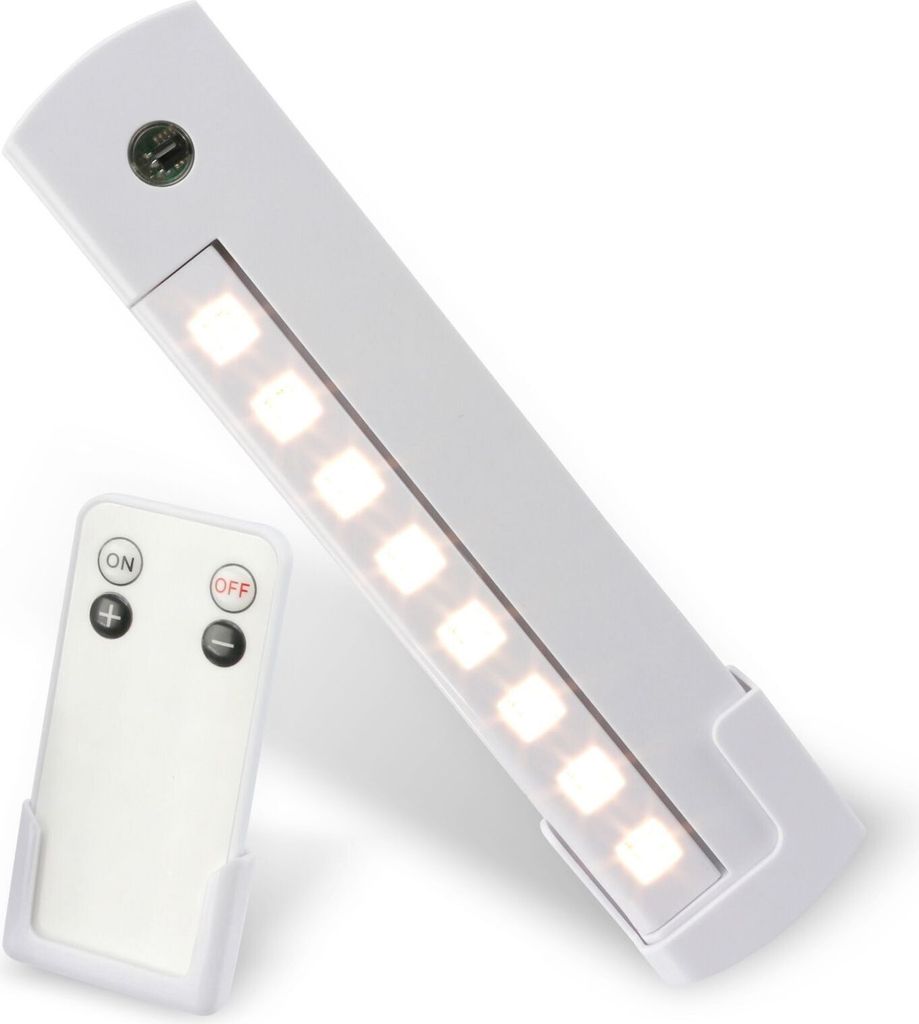Grundig Schrankbeleuchtung LED Kabellos - Schrankleuchte mit Batterien - Unterbauleuchte 23 x 5 x 2 cm
