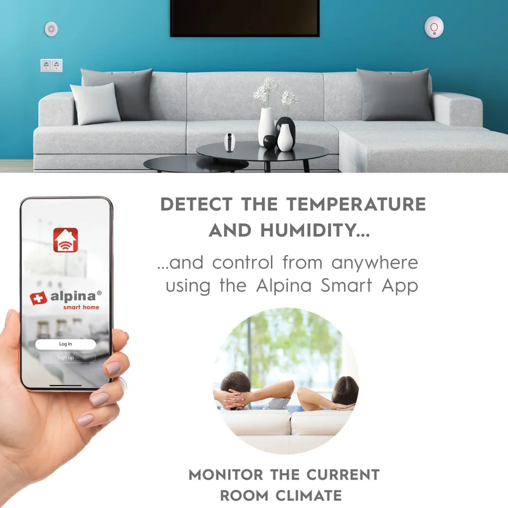 Capteur Zigbee pour surveillance température et humidité bébé