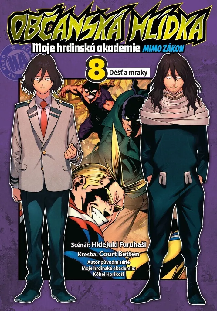 Livre Manga My Hero Academia Vol 08 Déšť a mraky pour Fans de Shonen Jump