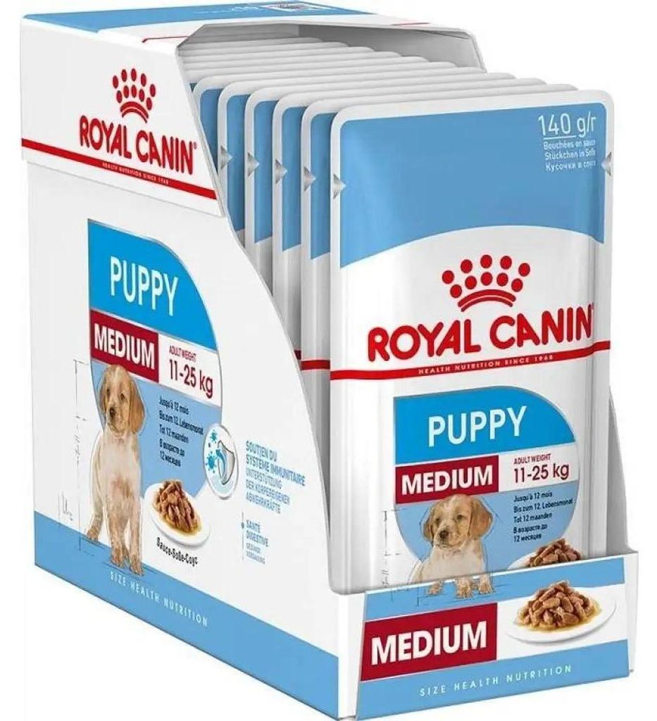 Royal Canin Medium Puppy karma mokra w sosie dla szczeniąt Zdjęcie produktu 